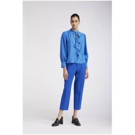 Cafe Noir BLUSA CON RUCHES LATERALE IN GEORGETTE - C7JC0109