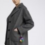 Cafe Noir CAPPOTTO MONOPETTO TESSUTO SPIGATO - C7JI0059