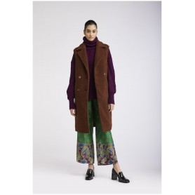 Cafe Noir GILET DOPPIOPETTO OVER TESSUTO BOUCLÃ¨ - C7JI0065