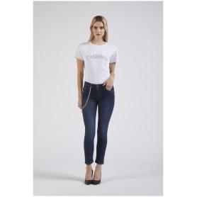 Cafe Noir DENIM SKINNY CATENA CHARMS - C7JJ0110