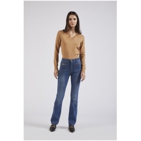 Cafe Noir DENIM  FLARE CON TASCHE A TOPPA - C7JJ0116