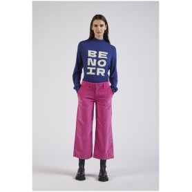 Cafe Noir PANTALONE CULOTTE IN VELLUTO TINTO CAPO - C7JP0137