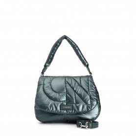 Cafe Noir BORSA CON PATTINA IN NYLON CON TRAPUNTATURA IRREGOLARE - C3WH0503