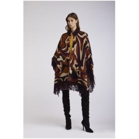 Cafe Noir MANTELLA CON FRANGE - C7JU0089