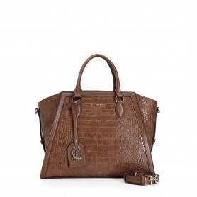 Cafe Noir TOTE BAG STAMPA COCCODRILLO E INTERNO MACULATO - C3YG0501