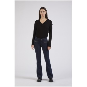 Cafe Noir DENIM  FLARE CON ZIP DAVANTI - C7JJ0115