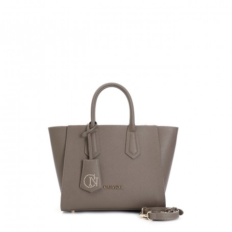 Cafe Noir BORSA A MANO  IN SAFFIANO CON TASCHE E MAXI CHARM - C3MA0701