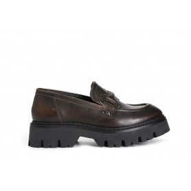 Cafe Noir MOCASSINO IN PELLE SPAZZOLATA - C1FC1007