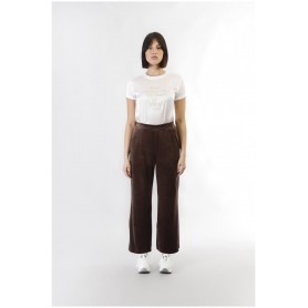 Cafe Noir PANTALONE PALAZZO IN CINIGLIA - C7JF0078