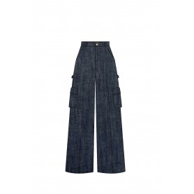 Cafe Noir PANTALONE  JEANS TIPO CARGO - C7JJ0159