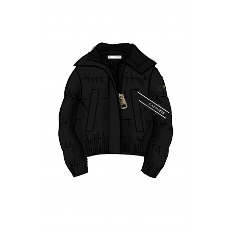 Cafe Noir PIUMINO TIPO BOMBER TESSUTO OPACO - C7JN0078