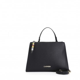 Cafe Noir SHOPPING IN SAFFIANO CON TIRALAMPO CON LETTERINE PERSONALIZZATE - C3BD0501