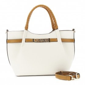 Cafe Noir SHOPPING  CON PIEGHE IN SINTETICO EFFETTO PELLE CON GRANA , RIFINITURE IN SINTET - C3YA1005