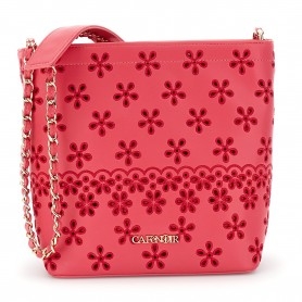 Cafe Noir SECCHIELLO IN SINTETICO EFFETTO NAPPA CON RICAMO SANGALLO MANICO CON CAT - C3NU1054