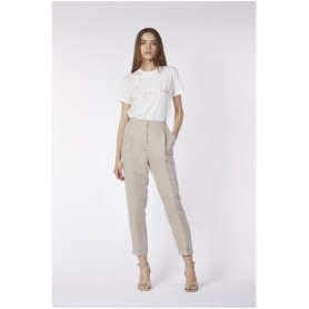 Cafe Noir PANTALONE CON BORDI A CONTRASTO - C7JP0127