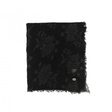 Cafe Noir PASHMINA CON FIORI RICAMATI - C4JU0156