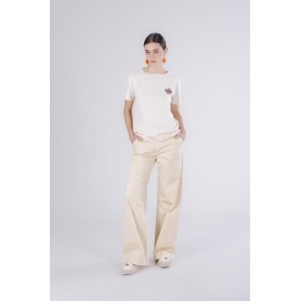 Cafe Noir TSHIRT CON STAMPA FLOREALE NEL DIETRO - C7JT0253