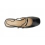 Cafe Noir BALLERINA IN PELLE VERNICE DUE FIBBIE LACCIO DIETRO - C1FD2006