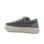 Cafe Noir SNEAKER FASCIA CORDA IN CANVAS RICAMATO - C1DG9050