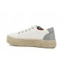 Cafe Noir SNEAKER FASCIA CORDA IN CANVAS RICAMATO - C1DG9050