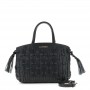 Cafe Noir TOTE CON INFILATURA DI MIGNON, FIANCHI INCRESPATI CON NODO E NAPPINA - C3MB0804