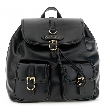 Cafe Noir ZAINO CON TASCHE APPLICATE E LOGO LASERATO - C3MD0809