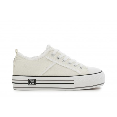 Cafe Noir SNEAKERS MULTICOLOR IN CANVAS GLITTER - C1DM9320