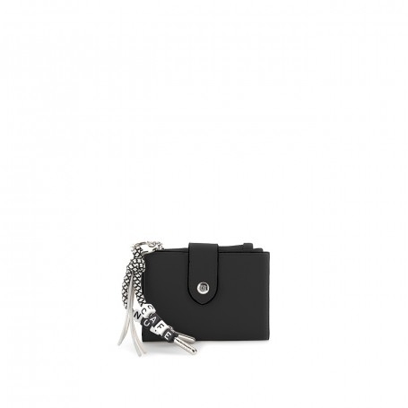 Cafe Noir PORTAFOGLIO CON ZIP IN SINTETICO EFFETTO PELLE ,CON TIRALAMPO  CHARM, COSTOLE - C4AM1006