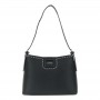 Cafe Noir SACCA IN SAFFIANO CON ACCESSORIO SMALTATO E MOTIVO DI INFILATURA METALLIZZATA - C3WH0820