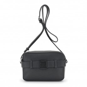 Cafe Noir CAMERA BAG IN SINTETICO EFFETTO PELLE CON GRANA,  CON  MOTIVO DI CINTURA  E ACCE - C3NG1021