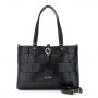 Cafe Noir TOTE IN SINTETICO EFFETTO PELLE CON PANNELLO INTRECCIATO CON PASSANTE CON FIBBIA - C3NH1016
