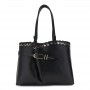 Cafe Noir SHOPPING IN MATERIALE SINTETICO EFFETTOPELLE CON PIEGA SUL DAVANTI FERMATA CON - C3NL1025