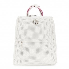 Cafe Noir ZAINO IN SINTETICO EFFETTO NAPPA CON MICRO TRAFORATURA E MANICOTTO IN MIX DI TUB - C3ME1014