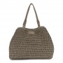 Cafe Noir TOTE A SPALLA LAVORAZIONE CROCHET A MANO, CHIUSURA CON CALAMITA E PASSANTE CON M - C3VA1002