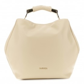 Cafe Noir SACCA IN SINTETICO EFFETTO PELLE CON LETTERING E MANICO DI METALLO CON INFILATUR - C3YD1013