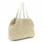 Cafe Noir TOTE A SPALLA LAVORAZIONE CROCHET A MANO, CHIUSURA CON CALAMITA E PASSANTE CON M - C3VA1002