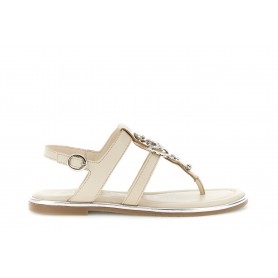 Cafe Noir SANDALO IN PELLE INFRADITO CON ACCESSORIO GIOIELLO - C1FD4015