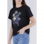 Cafe Noir T SHIRT CON FIORI DI PAILETTES - C7JT0269
