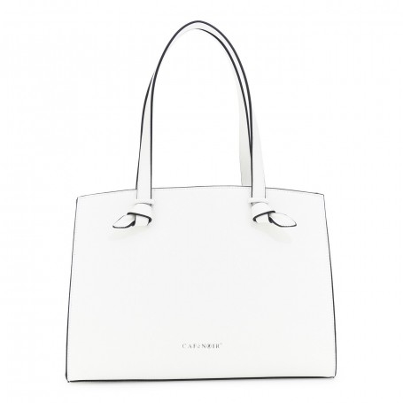 Cafe Noir SHOPPING IN SINTETICO EFFETTO SAFFIANO, DUE TRAMEZZE CON ZIP,ATTACCO MANICO CON - C3MC1008