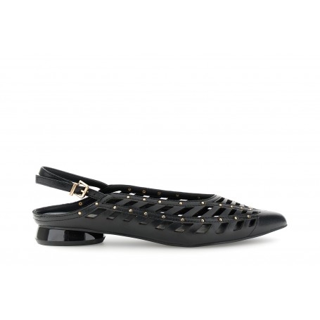 Cafe Noir BALLERINA IN NAPPA TRAFORATA CON BORCHIE E LACCINO - C1EG4005