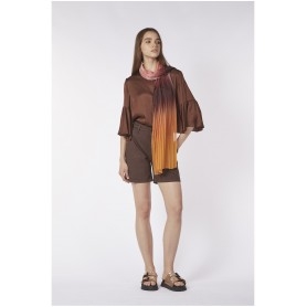 Cafe Noir FOULARD PLISSETTATO STAMPATO - C7JU0065