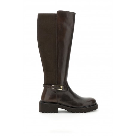 Cafe Noir STIVALE IN PELLE CON BANDE ELASTICHE E ZIP - C1XL1000