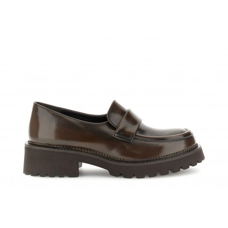 Cafe Noir MOCASSINO IN PELLE ABRASIVATA - C1XL1006