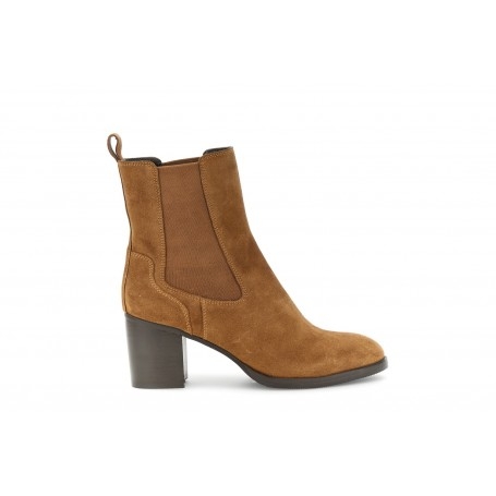 Cafe Noir TRONCHETTO IN PELLE SCAMOSCIATA CON ELASTICI - C1XN6202