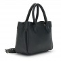 Cafe Noir MINI BAG IN PELLE MARTELLATA CON MANICITUBOLARI, TRACOLLA CON MOSCHETTONI - C3XH0058