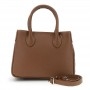 Cafe Noir MINI BAG IN PELLE MARTELLATA CON MANICITUBOLARI, TRACOLLA CON MOSCHETTONI - C3XH0058