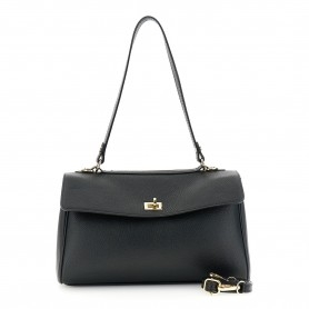 Cafe Noir BORSA A SPALLA CON PATTINA IN PELLE MARTELLATA, CHIUSURA IN METALLO, TRAMEZZA IN - C3XH0062
