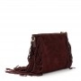 Cafe Noir POCHETTE CON ZIP IN CAMOSCIO ,CON LUNGHE FRANGE LATERALI, TRACOLLA REMOVIBILE IN - C3XH0064