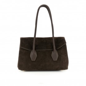 Cafe Noir SHOPPING CON PATTINA IN CAMOSCIO CON MANICI IN PELLE MARTELLATA - C3XH0066