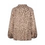 Cafe Noir BLUSA IN SATIN STAMPA ANIMALIER - C7JC0255